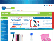 Tablet Screenshot of enlacespublicitarios.com